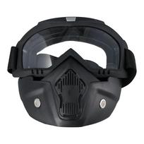 Kits Safety Anti Dust Head-mounted Face Shield Eye Protection Chemical Respirator Goggles Gas Mask Protective Glasses