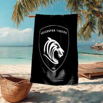 Ultra-Soft Beach Towel with Leicester Tigers Theme,Ideal for Pool - Camping, Diving - Perfect Travel Essential, Vibrant Beach Towel. 80cmx160cm(31x63inch)
