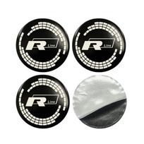 2026 Naujas VW VOLKSWAGEN 4 vnt. 56/60/65 mm Automobilio ratlankio centrinės dalies lipdukai Stebulės dangtelio ženklelis Volkswagen VW R Line GTI Golf 5 6 S 60mm