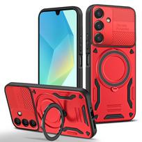 Magnetinis šarvuotas dėklas, skirtas Samsung Galaxy A05 A05S A06 A07 A12 A13 A14 A15 A16 A17 A25 A26 A33 A35 A55 A56 4G 5G, su žiedu ir laikikliu Galaxy A06 4G