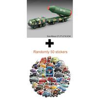 1:43 DongFeng-5C Alloy Missile Launch Vehicle Diecast Car Miniature Model Toy Wheel Sliding Military Cars Gifts Interactive Toys white