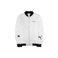 Puma X Tyakasha Logo Print Color Block Sports Baseball Cotton Jacket Men Jacket White 595563-02 XXS white