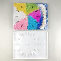 , Clock Resin Epoxy Mold A-28x22cm balta