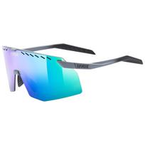 Sports Sunglasses UV400 Mirror Lens Pace Stage Gray Matte [Uvex] Anti-fog Cycling/Running/Outdoor blue