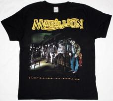 MARILLION CLUTCHING AT STRAWS'87 NEO Juodi Unisex Visų Dydžių Marškinėliai A379 L black