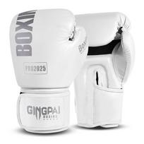 Professional Boxing Gloves Training Punching Bag Sparring MMA Kickboxing Men Women Adults Kids 6oz-14oz 6 oz white
