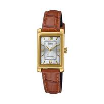 Casio Women's Analog Watch LTP-1234GLL-7ADF White brown