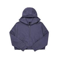 Entire Studio Es2106in  Full Zip Ink  Heavy Uniform Hoodie Zip Up ES2106IN (M) blue