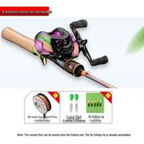 Carbon Fiber Ultra-Fine Horsehead Micro Lure Rod Set - Single UL Tuning Rod 1.5m black