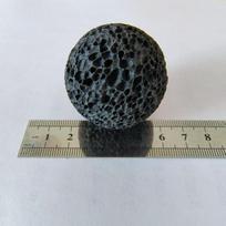 Volcanic Stone Hand Grip Strengthener Ball Anti-Sweat Finger Exerciser For Rock Climbing Training & Muscle Recovery Therapy C juoda