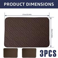 3/5Pcs Recliner Headrest Protector Soft Polyester Sofa Headrest Cover 22x15inch Anti Cat Scratching Sofa Protective Mat for Home 22x15inch black