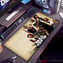 Red Dead Redemption 2 XXL Anime Mielas Pelės Padas Kompiuterio Aksesuarai Žaidimų Klaviatūra Guminis Pelės Padas PC Žaidėjas Mergina Neslystantis Stalo Kilimėlis 30cmx60cm(11.8x23.6inch)
