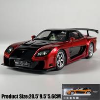 JDM 1:24 Mazda RX7 RX-7 FD3S VeilSide Fortune Platus Kėbulas Modifikuota Transporto Priemonė Lydinio Sportinio Automobilio Modelis Metalinis Žaislinis Transporto Priemonės Dovanos