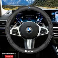 For BMW M E39 E46 E60 E70 E72 E80 E82 E90 E92 G10 F01 F05 F10 F15 F20 F25 Car Carbon Fibre Steering Wheel Anti-slip Wheel Cover ysbf88