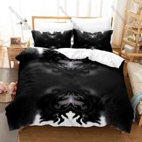 Cool Graphic Ken Carson Playboi Carti Opium Label Rage Rap Bedding Set Duvet Cover With 2 Pillowcases Teen Eboy Goth Bedroom Dec EU Single 135*200cm/53x79in 3pcs black