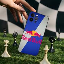 Madingas raudonas logotipas B-BullS pelės kilimėlis telefono dėklas, skirtas Iphone 17 16 15 14 13 12 11 Pro Max Plus, juodas silikoninis matinis TPU iPhone 17 blue