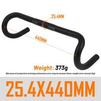 Lenktynių vairas, aliuminio plento dviračio vairas, 25,4/31,8 mm plento dviračio nuleidžiamasis strypas, 380/400/420/440 mm dviračio vairas