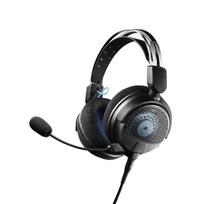 Audio-Technica ATH-GDL3 žaidimų ausinės / Atviro tipo / PC/PS4/PS5/Switch/Xbox One / Nuimamas mikrofonas / 3,5 mm 4 kontaktų mini kištukas / ATH-GDL3 BK