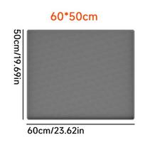 Silikoninis kilimėlis grindų apsaugai šaldytuvams, galimi įvairūs dydžiai 60*50CM gray gray