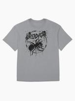 The Prodigy Rave Music Insect Logo Grungy Style Oversized T-Shirt L black