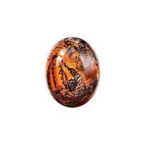 Crystal Transparent Resin Statue Dragon Egg  Dinosaur  Souvenir  Craft Luminous Handmade  s Home Decor Gift brown