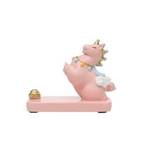 Pony Shape Zodiac Pony Phone Holder Horse Mascot Cell Phone Bracket Mobile Phone Stand  Small Gifts rožinė