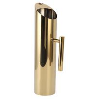 Stainless Steel Water Pitcher with Ice Guard 2L Metal Drink Pitcher Beverage Container with Handle for Iced and Hot Tea auksas