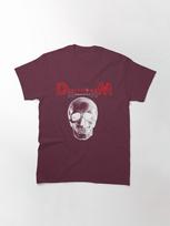 Depeche Mode Depeche Mode Memento Mori Skull - Dark Gothic Synth Pop Art Classic T-Shirt L tamsiai raudona spalva