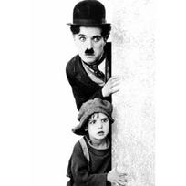Charlie Chaplin Senovinis Filmo Plakatas Drobės Spaudinys | Juoda Balta Komedijos Ikona Sienos Meno Dekoras 30cm×40cm NoFrame