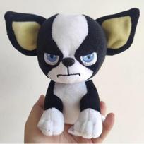 JoJo Bizarre Adventure Golden Wind Dog IGGY Plush Toy Doll 15cm gray