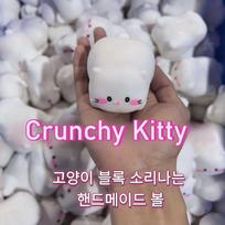 Kitty Squishy Stress Ball Fidget Toy Crunchy Squeeze Toy Round Blocks Filled Asmr Anti Stress Release Hand Relax Gift Toy gray