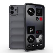 Pilnas dėklas Nothing CMF Phone 1 telefonui Minkštas silikoninis viso galinio paviršiaus dėklas Nothing CMF Phone 1 telefonui Dėklas Nothing CMF Phone 1 telefonui Nothing CMF Phone 1 black