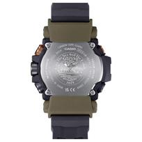 CASIO 200 metrų atsparumo vandeniui, pilnai automatinio kalendoriaus, saulės energija maitinamas Kvarcinis, dervos dirželis, vyriškas laikrodis, pilkas ciferblatas GW-9501KJ-8JR pilka spalva