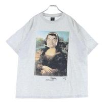 VINTAGE MR BEAN MONA LISA Parody Short Sleeve T-shirt Cut Saw Gray f70b01df Unisex T-Shirt XXXL white