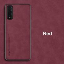 OPPO Find X2 Pro dėklas, prabangus PU odos telefono dėklas, skirtas OPPO Find X2 Lite X2 Neo, galinis dangtelis, silikoninė apsauga nuo smūgių For Find X2 Lite brown