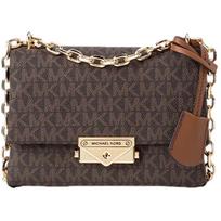 Michael Kors MK CECE Pečių Crossbody Rankinė su Grandinėle Regular gray