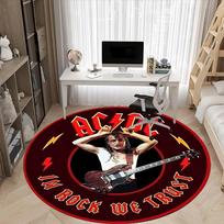 1 vnt. ACDC grupės kėdės kilimėlis biurui, patalpoms, neslystantis, plaunamas poliesterio pluošto kilimėlis, 150cm gray
