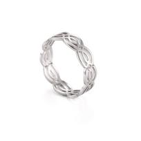 Cazador Wave Shape Finger Rings Stainless Steel Fashion Women Geometrical Ring 2026 New Arrival Jewelry Birthday Party Gift 7 sidabras