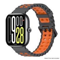Skirta Redmi Watch 5 dirželis Silikoninė apyrankė Skirta Redmi Watch 4 Xiaomi Mi Band 8/9 Pro Dvi spalvos Kvėpuojanti Sportinė apyrankė for redmi 4 black