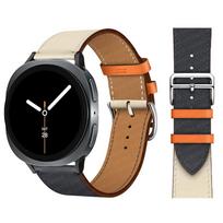 Išskirtinė odinė apyrankė Samsung Galaxy Watch 8 dirželis 40mm 44mm metalinė sagtelė Apyrankė correa Galaxy Watch 8 classic 46mm dirželiai Galaxy watch 8 brown