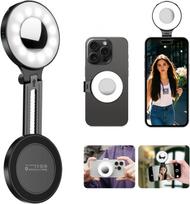 Magnetic Selfie Light for iPhone, LED Fill Ring Light for MagSafe with Adjustable, Compatible with Smartphone, for Selfies/Photography/TikTok/Video