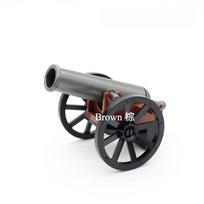 Viduramžių Napoleono karo kareivių figūrėlės Karinės MOC statybinės kaladėlės Riteriai Britų Prancūzų Fusilier Šautuvai Ginklas Vaikų žaislas B08 gray