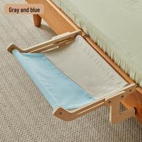 Palangės katės hamakas-lova – Kabantis katės lizdas poilsiui Gray-Blue Cat Hammock gray