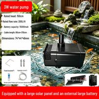 Ultra-Quiet Solar Submersible Pump for Fish Tanks and Ponds
