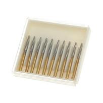 10 vnt Dental Endo-Z Burs Lab Gręžimo Karbido Volframo Plieno Apdaila didelės spartos FG Endo-Z 21mm/25mm/28mm 21mm beige