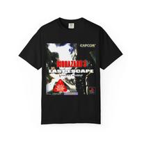 Resident Evil 3 Biohazard 3 Japanese PS1 Unisex Tee, Gamer Gift, Retro Video 4XL black