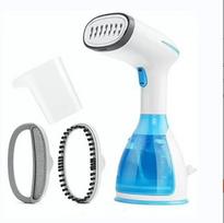 Portable Dual-Use Folding Steam Iron: Handheld Dry/Wet Garment Steamer EU Standard white