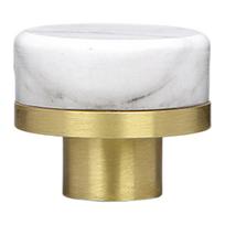 Brass Marble Drawer Pull Decorative Door Knob for Cupboard Wardrobes Doors balta