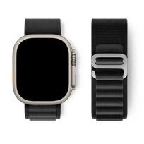 Alpine Loop apple watch dirželis ultra 2 49mm Series 10 46mm 42mm 40-44mm 45mm 41mm G-hook sportinis dirželis iwatch 10 9 8 7 6 SE 5 4 38-40-41-S10 42mm gray