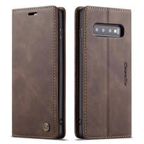 Odinis dėklas Samsung Galaxy S10 S9 S8 Plus S7 Edge, CaseMe Retro Piniginė Prabangi Magnetinė Kortelių Laikiklio Piniginės Dangtelis Note 10+ for Samsung S10